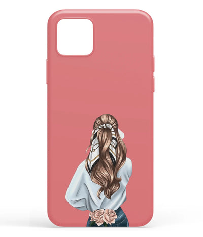 A front-on view of soft silicone phone case with a colorful design.