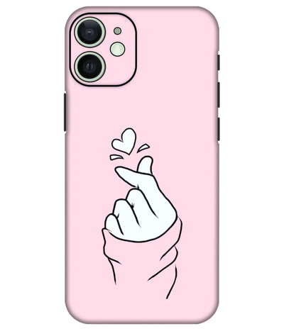Image of a phone case featuring a mobile skin with a graphic design.