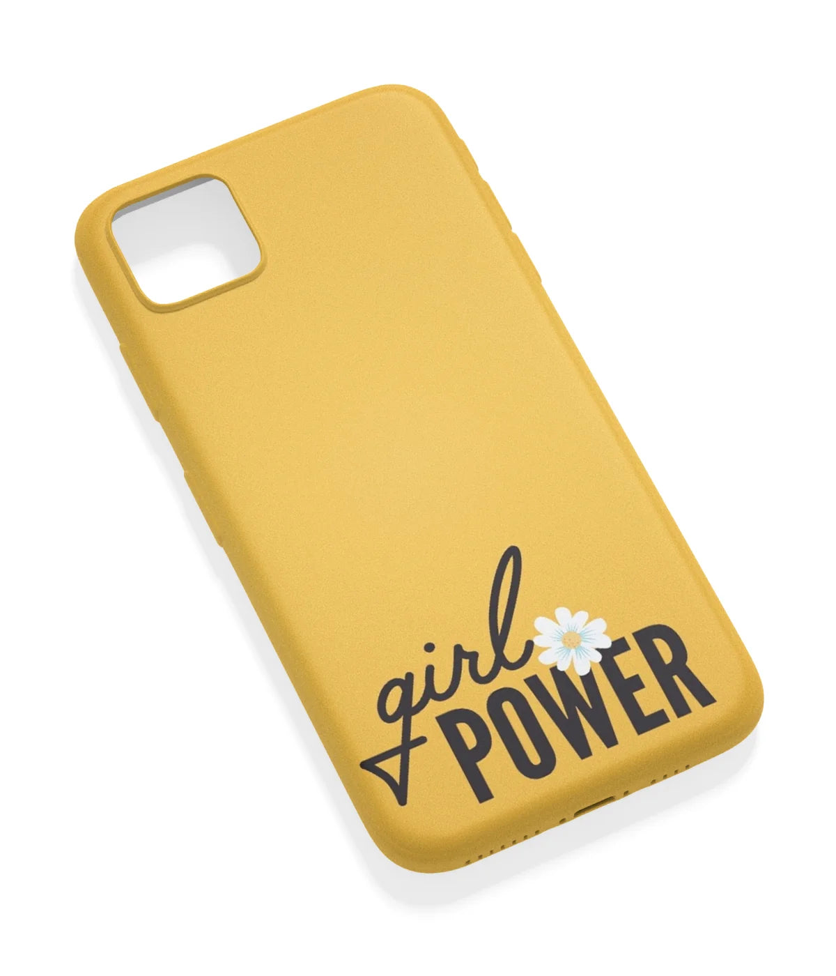 An angled view of a soft silicone case featuring a vibrant design.