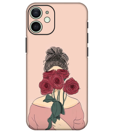 Image of a phone case featuring a mobile skin with a graphic design.