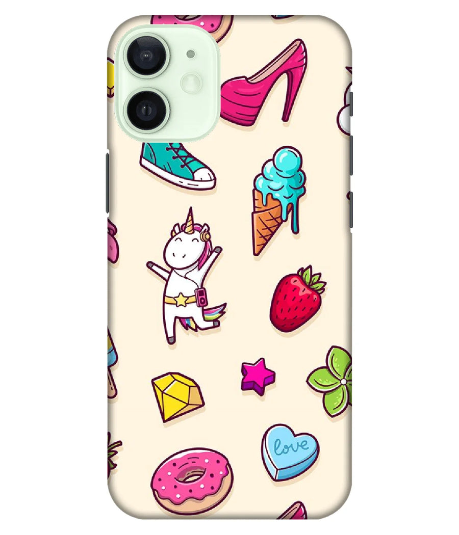 Girly Items Pattern Slim Hard Case