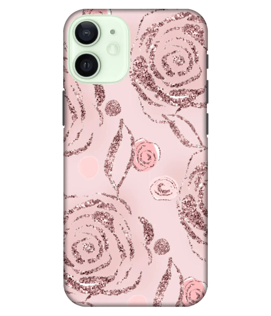 Glitter Flowers Slim Hard Case