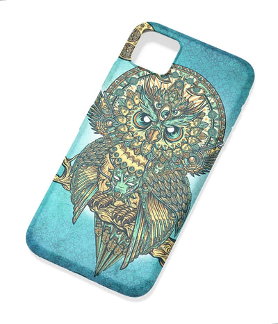 An angled view of a soft silicone case featuring a colorful design.