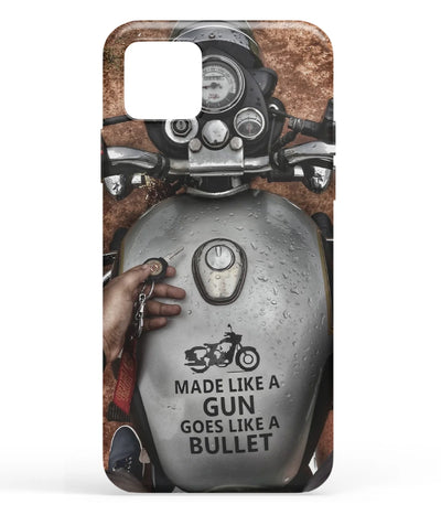 A front-on view of soft silicone phone case with a colorful design.