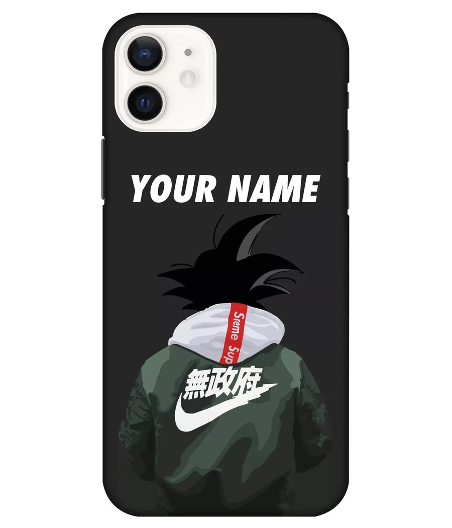 Goku Nike Slim Hard Custom Name Case