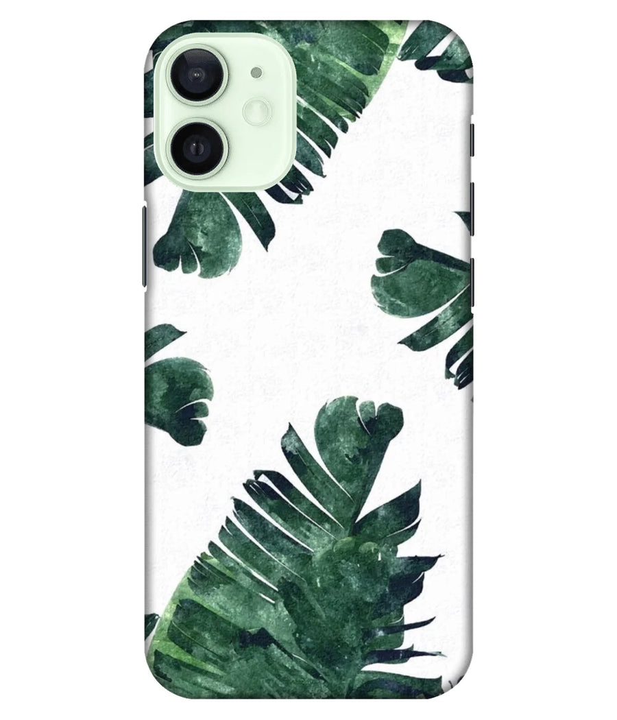 Green Aesthetic Leaves Slim Hard Case