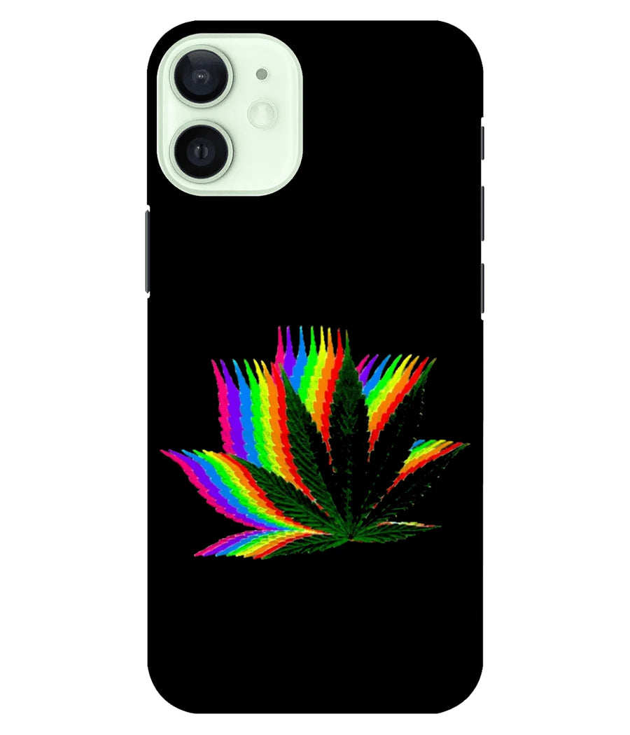 Green Leaves Neon Art Slim Hard Case