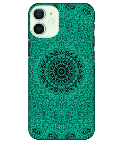 A product shot of a slim hard case with a colorful design.