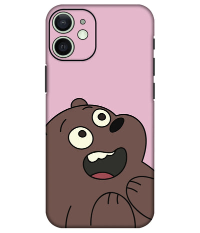 Image of a phone case featuring a mobile skin with a graphic design.