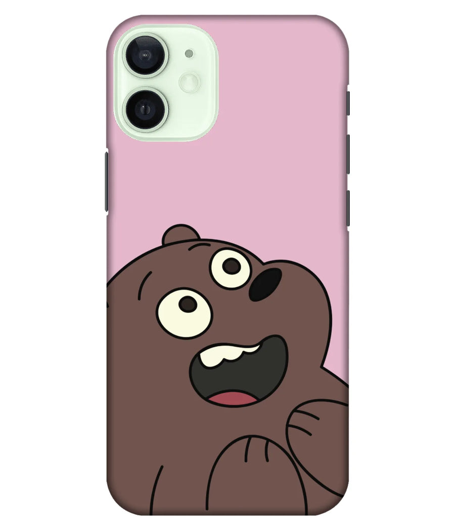 Grizzly Bear Brown Slim Hard Case