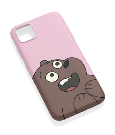 An angled view of a soft silicone case featuring a vibrant design.