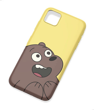 An angled view of a soft silicone case featuring a colorful design.