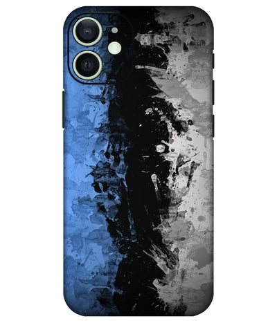 Image of a phone case featuring a mobile skin with a graphic design.