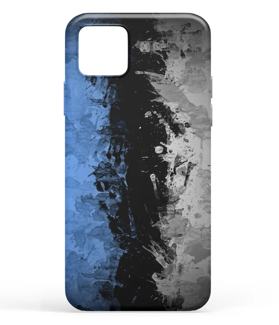 Grunge Blue Grey Art Soft Silicone Case