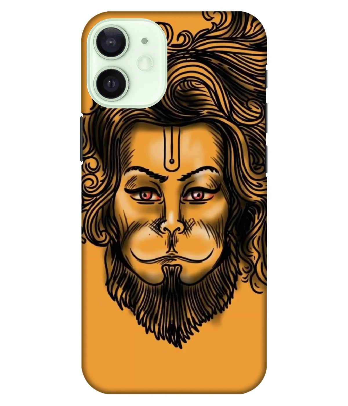 A product shot of a slim hard case with a colorful design.