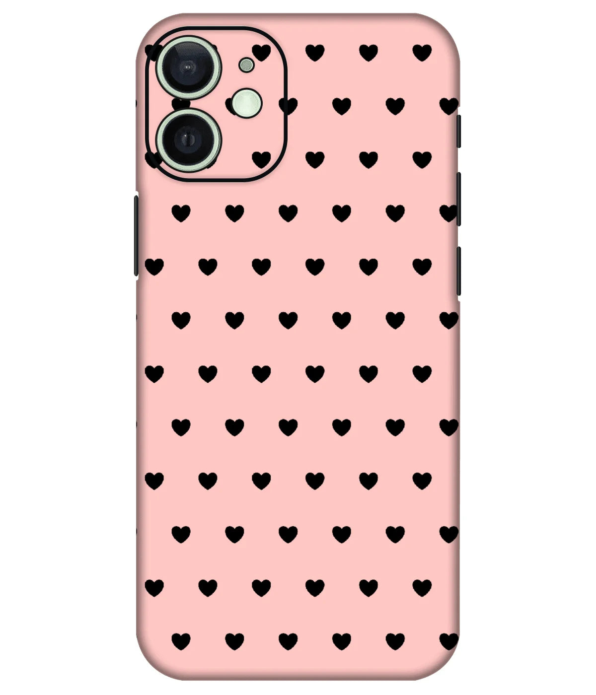 Image of a phone case featuring a mobile skin with a graphic design.