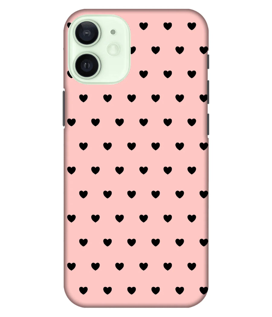 Heart Emoji Pattern Slim Hard Case