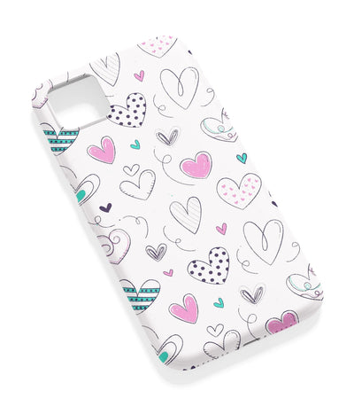 An angled view of a soft silicone case featuring a vibrant design.