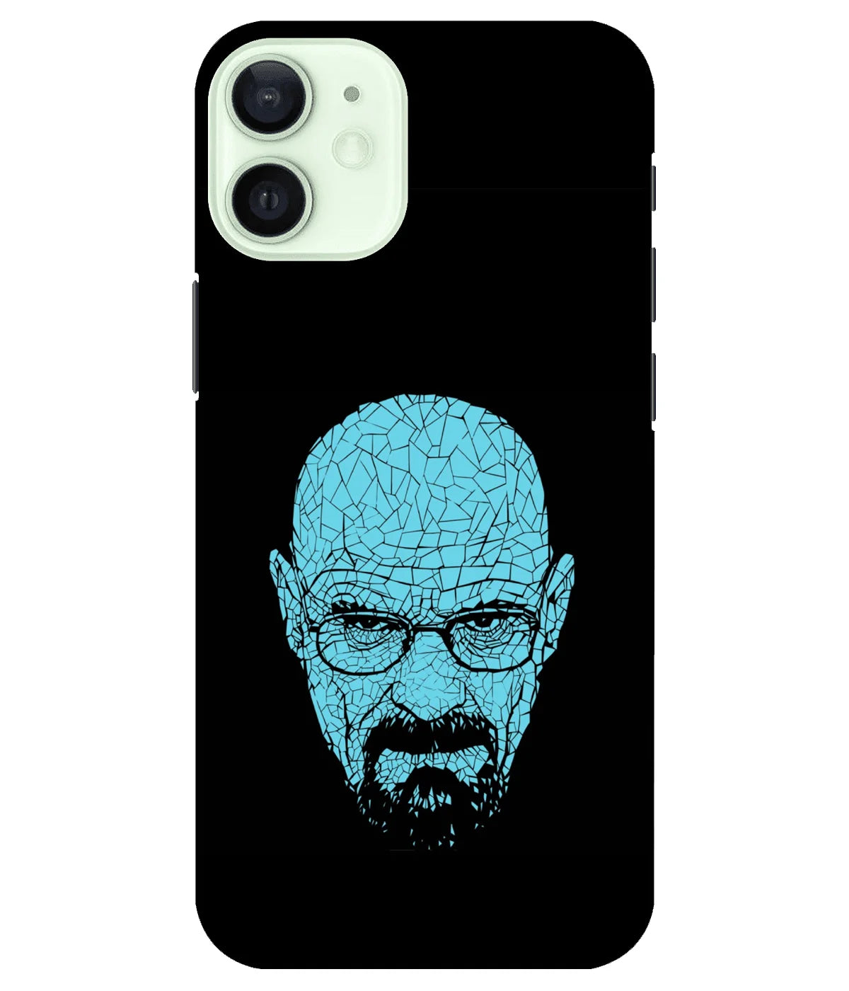 A product shot of a slim hard case with a colorful design.