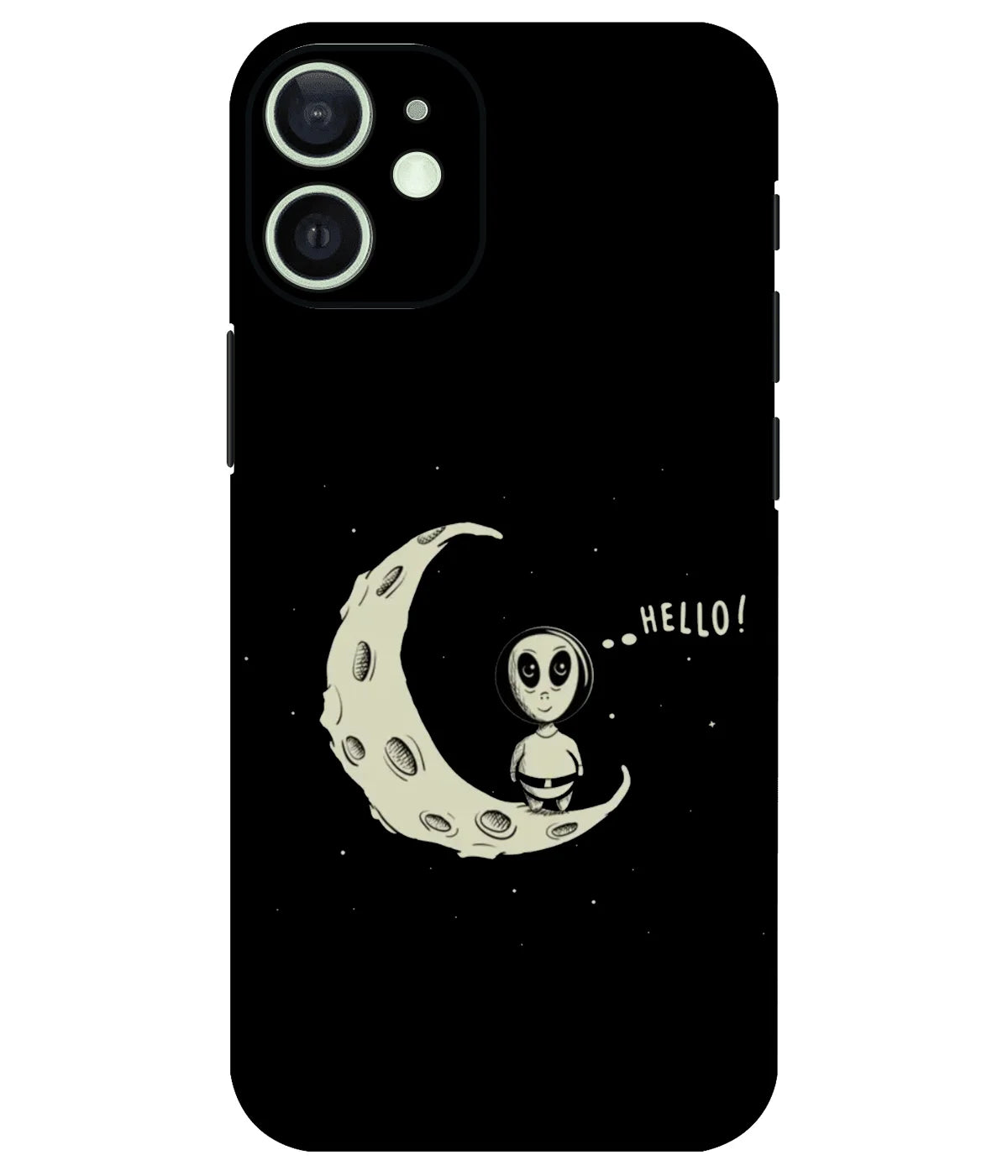 Image of a phone case featuring a mobile skin with a graphic design.