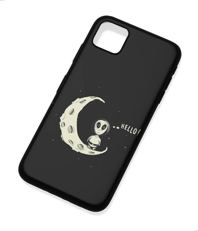 An angled view of a soft silicone case featuring a colorful design.