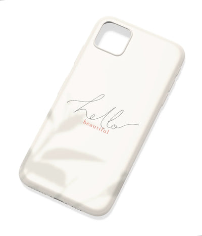An angled view of a soft silicone case featuring a colorful design.