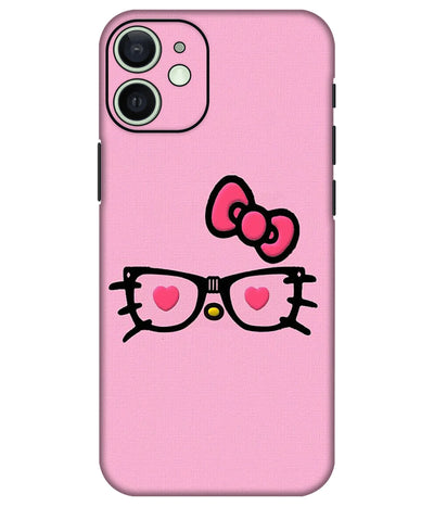 Image of a phone case featuring a mobile skin with a graphic design.