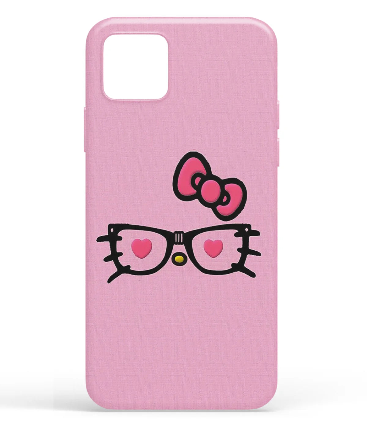 A front-on view of soft silicone phone case with a colorful design.