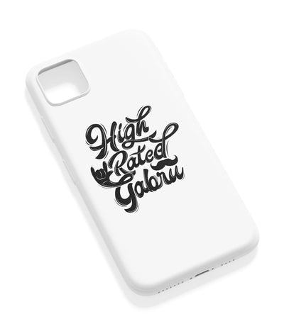 An angled view of a soft silicone case featuring a vibrant design.