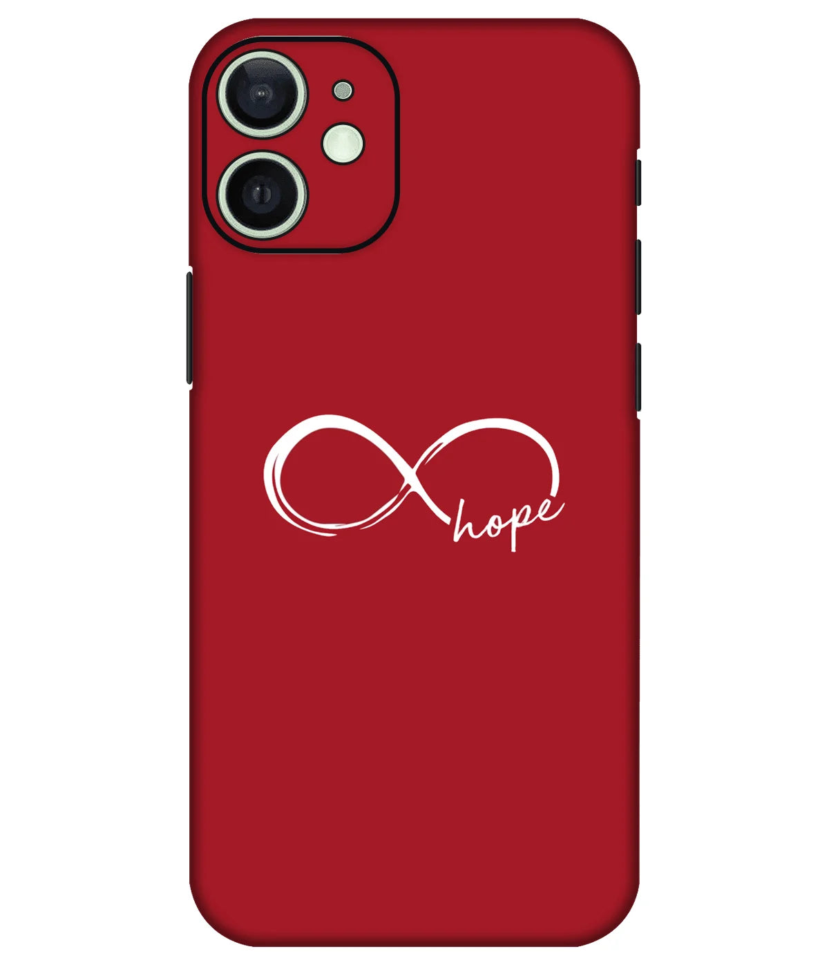 Image of a phone case featuring a mobile skin with a graphic design.