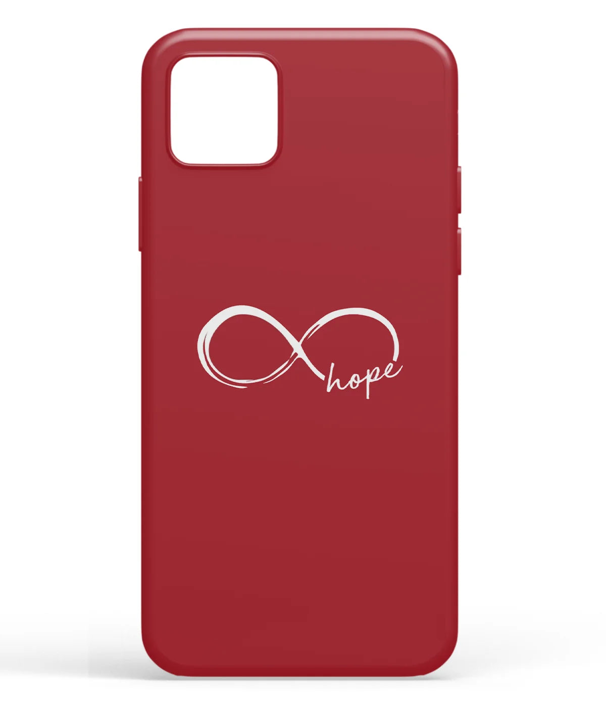 A front-on view of soft silicone phone case with a colorful design.