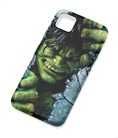 An angled view of a soft silicone case featuring a colorful design.