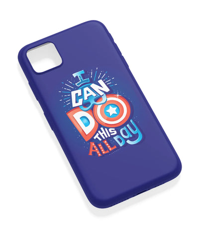 An angled view of a soft silicone case featuring a vibrant design.