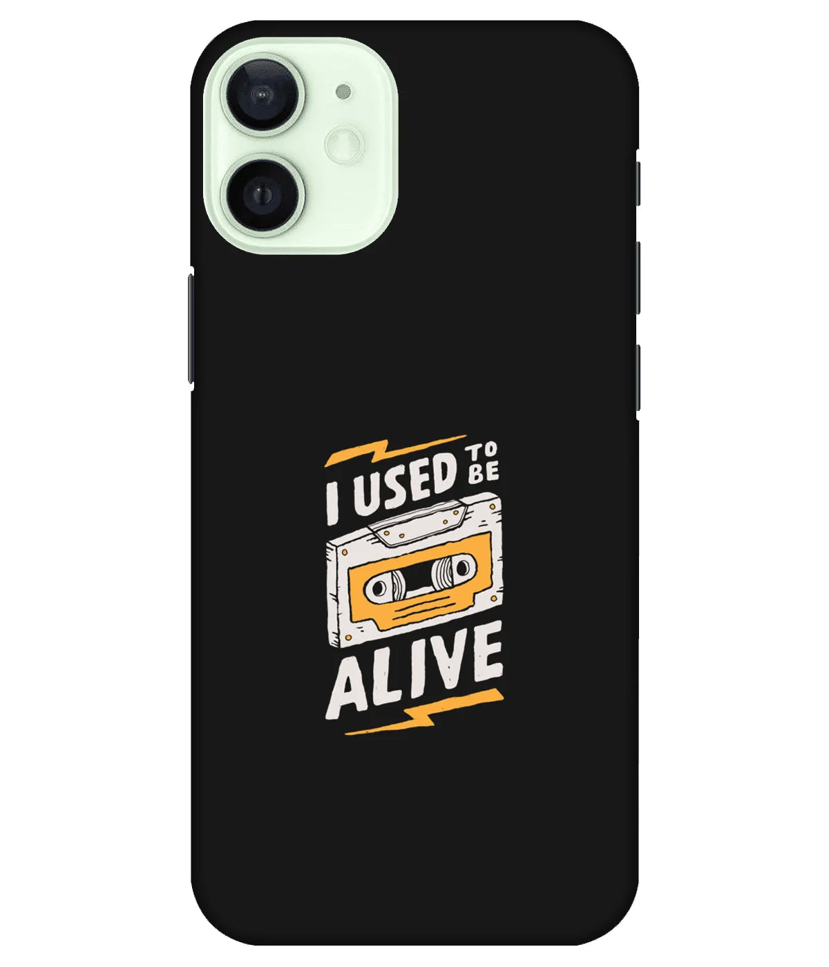 A product shot of a slim hard case with a colorful design.