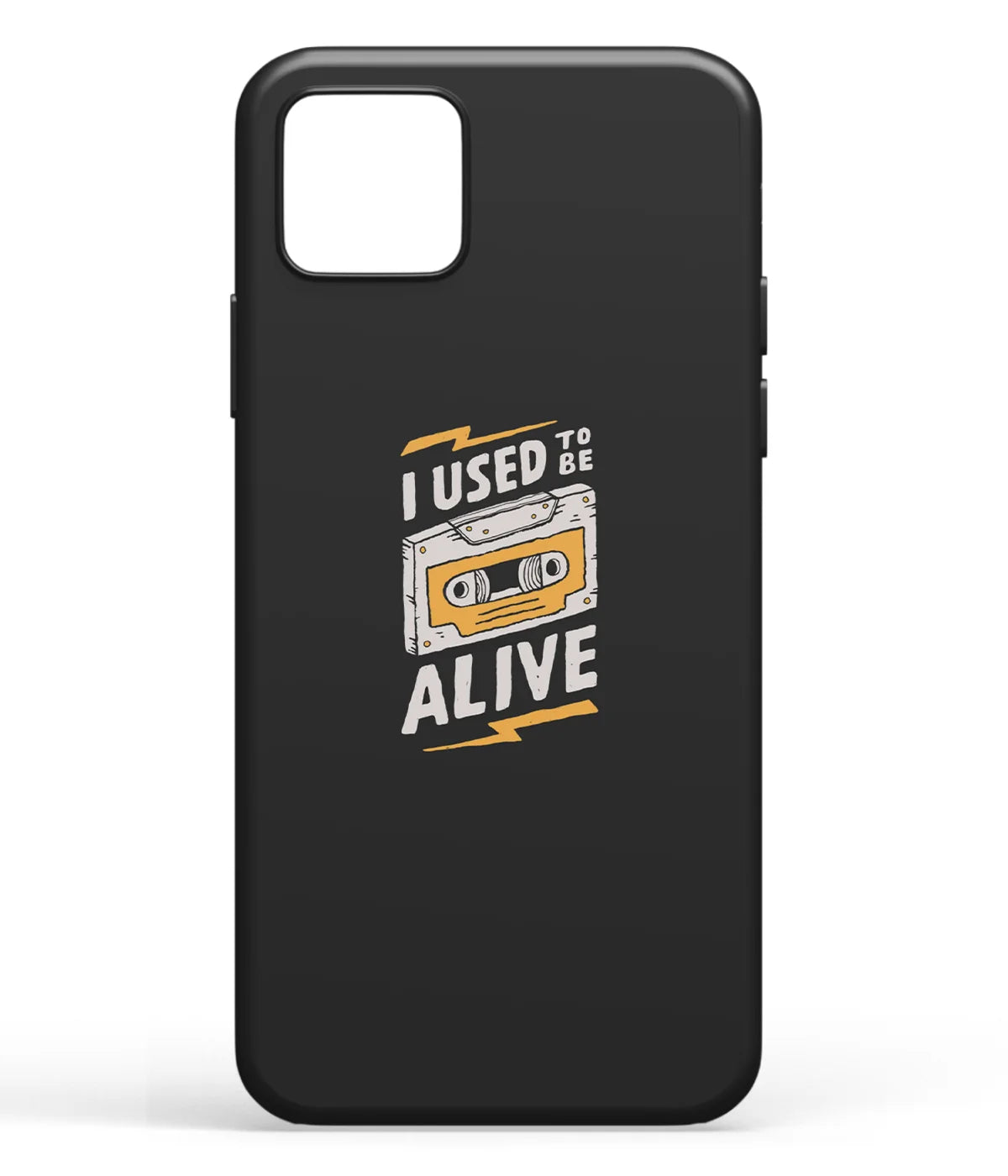 A front-on view of soft silicone phone case with a colorful design.
