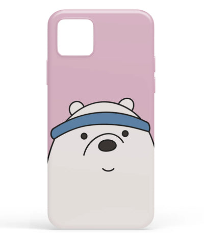 A front-on view of soft silicone phone case with a colorful design.
