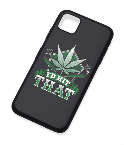 An angled view of a soft silicone case featuring a colorful design.