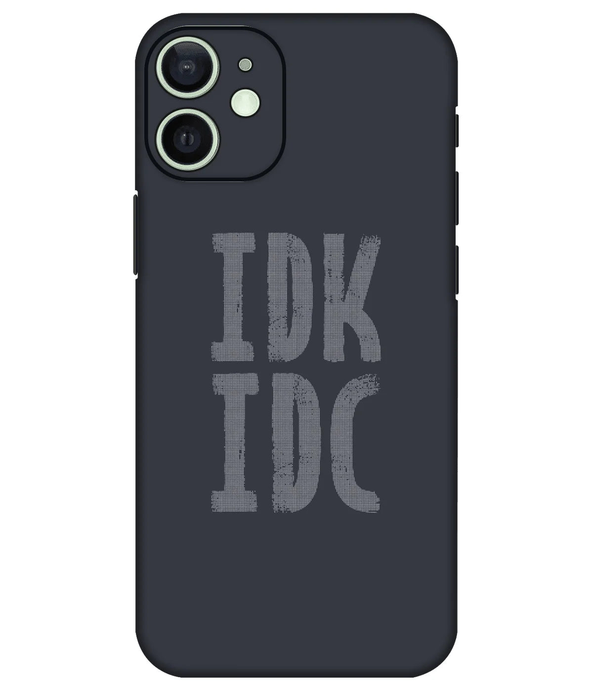 Image of a phone case featuring a mobile skin with a graphic design.