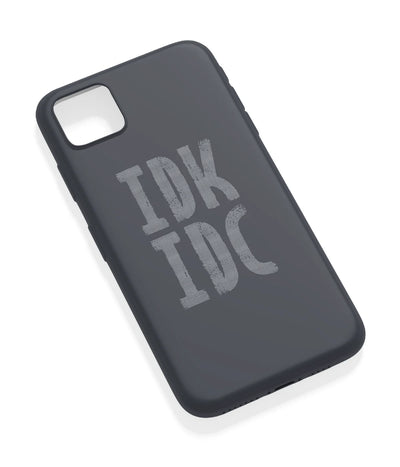An angled view of a soft silicone case featuring a vibrant design.