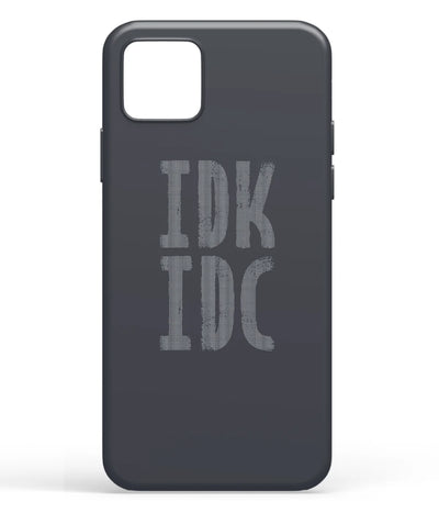 A front-on view of soft silicone phone case with a colorful design.