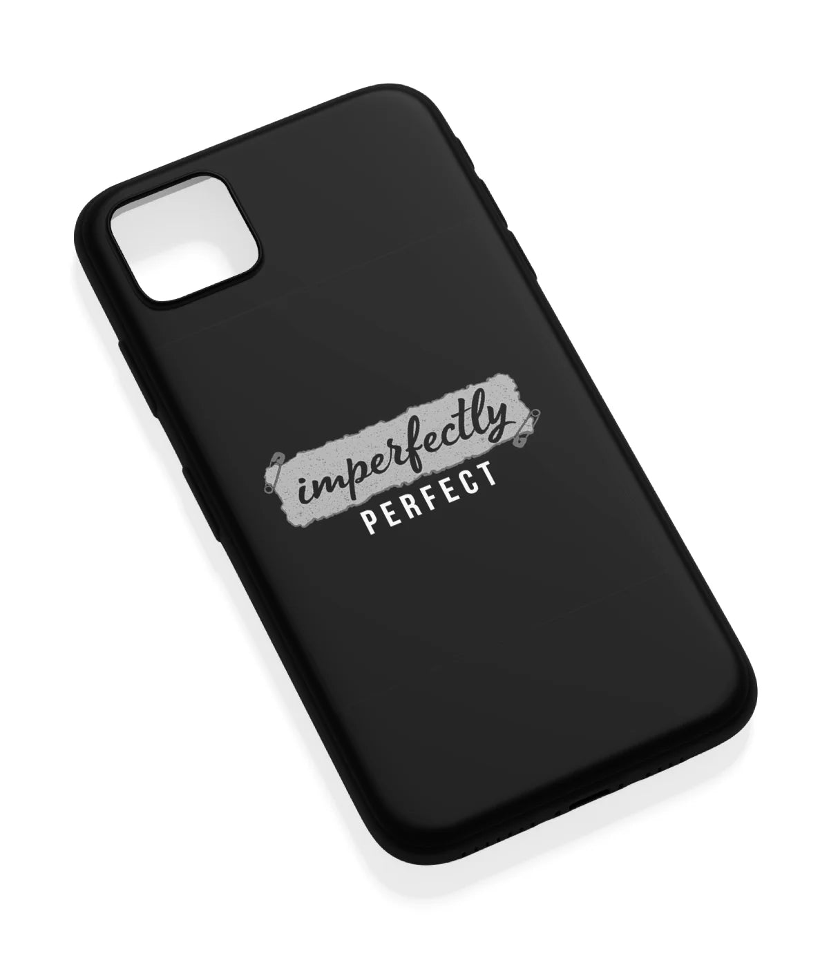 An angled view of a soft silicone case featuring a vibrant design.
