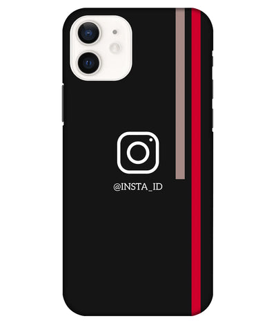 A product shot of a slim hard case with a customizable name.