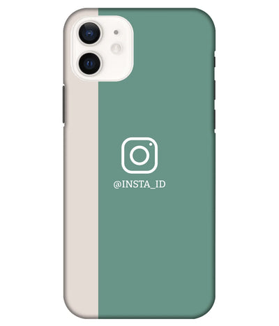 A product shot of a slim hard case with a customizable name.