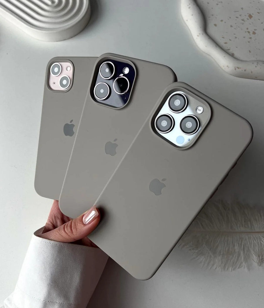 iPhone Liquid Silicone Case – Graphite Grey