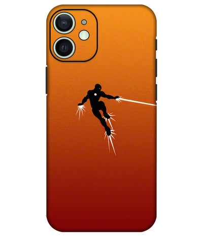 Image of a phone case featuring a mobile skin with a graphic design.