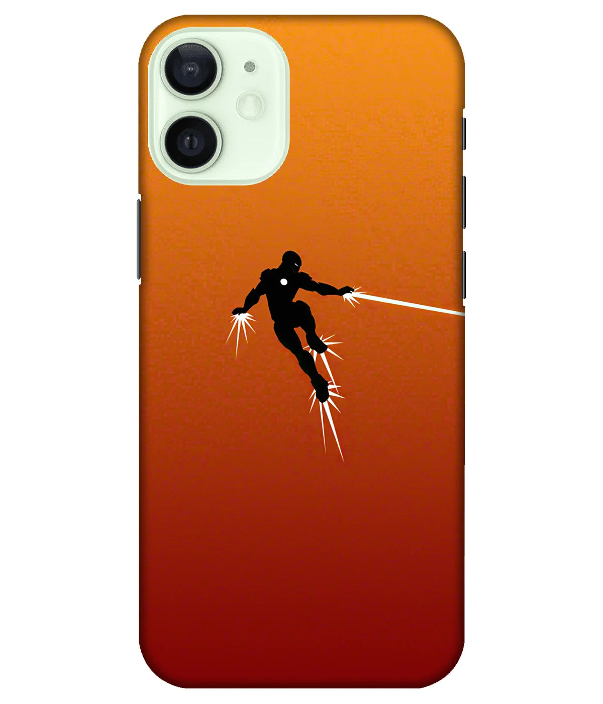 A product shot of a slim hard case with a colorful design.