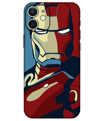 Image of a phone case featuring a mobile skin with a graphic design.