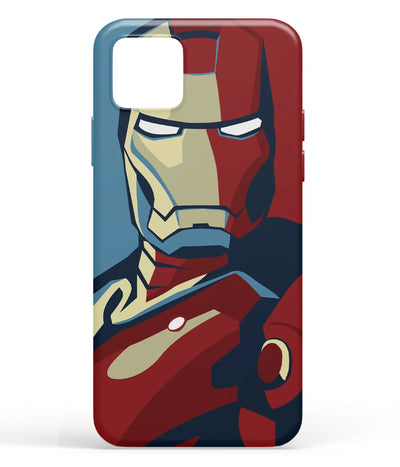 A front-on view of soft silicone phone case with a colorful design.
