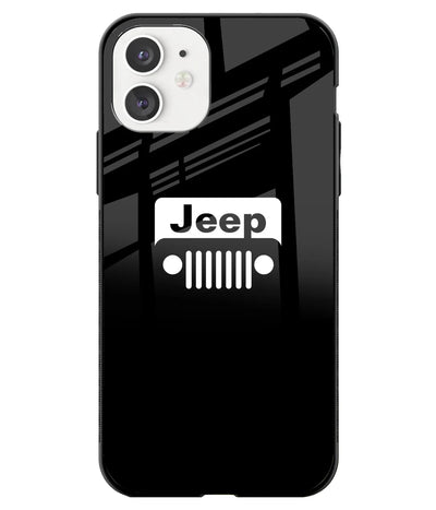 A front-on view of a glass phone case with a colorful design.