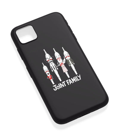 An angled view of a soft silicone case featuring a vibrant design.